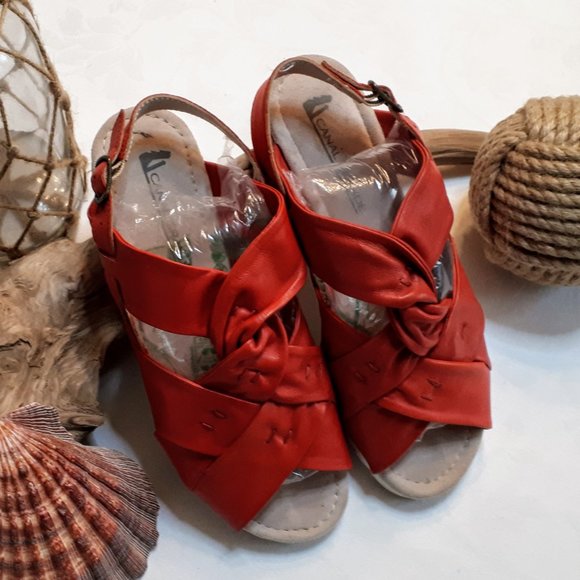 Canal Grande Holland Flamma (Red) Sandal - Picture 2 of 6